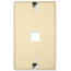 Cablesys ICC-IC107FFWIV Icc Icc-ic107ffwiv Wall Plate, Phone, Flush, 1