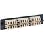 Cablesys ICC-ICFOPL1615 Adapter Panel- 6 Quad Lc- 24f- Beige- Mm
