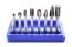 Astro 2181 Double Cut Carbide Rotary Burr Set With 14inch Shank