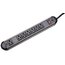 Fellowes 99089 7 Outlet Metal Power Strip With 12' Cord - 3-prong - 7 