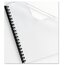Fellowes 5224501 Binding Covers, Futura, Lined, Letter Size, Clear, 25