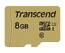 Transcend TS8GUSD500S 8gb Uhs-i U1 Microsd With Adapter, Mlc