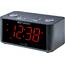 Emerson ER100201 Smartset Alarm Clock Black Gry