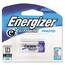 Energizer EL123APBP 123 Batteries, 1 Pack - For Camera - 3 V Dc - 1300