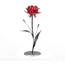 Gallery 10018778 Single Red Flower Candleholder