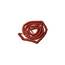 Cablesys 2500RD Telephone Handset Cord With Cherry Red Cable With 1.5 
