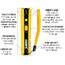 Sabre S1006YW Concealable Stun Gun With Stop Strap  Led Flashlight (0.