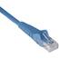 Tripp N201-001-BL 1ft Cat6 Gigabit Snagless Molded Patch Cable Rj45 Mm