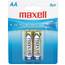 Maxell 723407 (r)  - Lr62bp Alkaline Batteries (aa; 2 Pk; Carded)