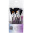 Bulk OL502 Clear Cosmetic Brush Set In Organizer
