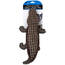 Bulk DI596 Plush Crocodile Dog Chew Toy