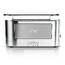 Russell TRL9300GYR Stainless Steel 2 Slice Long Toaster With Glass Acc