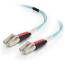 C2g 01001 5m Lc-lc 50125 Duplex Multimode Om4 Fiber Cable - Aqua - 16f