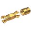 Shakespeare PL-258-CP-G Pl-258-cp-g Gold Splice Connector For Rg-8x Or