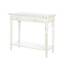Accent 10016841 Carved White Hallway Table