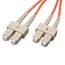 Tripp 519310 2m Duplex Multimode 62.5-125 Fiber Optic Patch Cable Sc-s