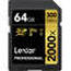 Lexar LSD2000064G-BNNNU Professional Sdxc Memory Card, 2000x 64gb, Cla