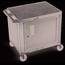 Luxor WT26C2E Tuffy Black 2 Shelf Av Cart W Cabinet  Electric