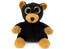 Bulk DD501 6 Inch Black Bear Plush Toy