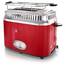 Megachef MG-TS2700 4 Slice Toaster In Stainless Steel Red