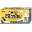 Bic BIC WOFQD12WE Wite-out Quick Dry Correction Fluid - Foam Brush App
