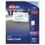 Avery AVE 5388 Averyreg; Laser, Inkjet Printable Index Card - White - 