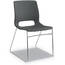 Hon HMS1.N.ON.Y Hon Motivate Stacking Chairs, 4-pack - Onyx Plastic Se