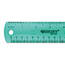 Acme ACM 12975 Westcott Transparent Jeweltone 12 Plastic Ruler - 12 Le