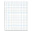 Tops TOP 35101 Tops 10x10 Grid White Cross Section Pad - Letter - 50 S