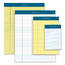 Tops TOP 63580 Tops Docket Letr - Trim Legal Rule Canary Legal Pads - 