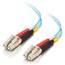 C2g 01121 30m Lc-lc 10gb 50125 Duplex Multimode Om3 Fiber Cable - Aqua