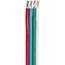 Ancor 160210 Flat Ribbon Bonded Rgb Cable 144 Awg - Red, Light Blue, G