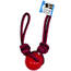 Bulk GE488 25quot; Pull Rope Dog Toy With Spike Center Ball Chew