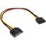 Rocstor Y10C213-B1 12in 15pin Sata Ext Cable