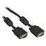 Black EVNPS06B-0010-MM Vga Video Cable With Ferrite Core, Black, Malem