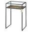 Accent 10019016 Glass-top Industrial Side Table