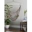 Accent 4506131 Recycled Cotton Swinging Hammock Chair - Stone