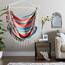 Accent 4506155 Hammock Chair With Tassel Fringe - Colorful Stripes