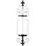 Gallery 10018992 Fleur De Lis Metal Wall Sconce With Glass Cylinder