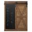 Accent 10019024 Chalkboard And Mirror Wall Decor With Barn Door