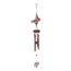 Accent 10017701 Butterfly And Heart Wind Chimes - 31.5 Inches