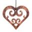 Accent 10017701 Butterfly And Heart Wind Chimes - 31.5 Inches