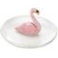 Accent 10018908 Porcelain Pink Flamingo Jewelry Dish