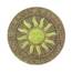 Accent 10017958 Glow-in-the-dark Sun Stepping Stone