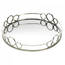 Accent 10018633 Silver Circles 12-inch Mirror Tray
