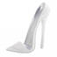 Accent 10018876 Sparkly High Heel Shoe Phone Holder - White