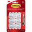 3m MMM 17006 Command Mini White Hooks With White Strips - 6 Small Hook