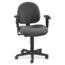 Lorell LLR 80005 Millenia Pneumatic Adjustable Task Chair - Gray Seat 