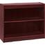 Lorell LLR 60070 Panel End Hardwood Veneer Bookcase - 36 X 12 X 30 - 2