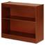 Lorell LLR 89050 Two Shelf Panel Bookcase - 36 X 12 X 30 X 0.8 - 2 She